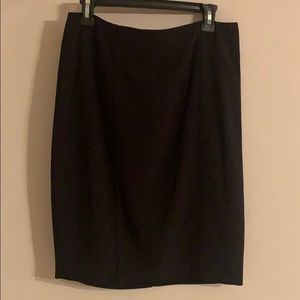 Black Missoni pencil skirt with exposed zipper
